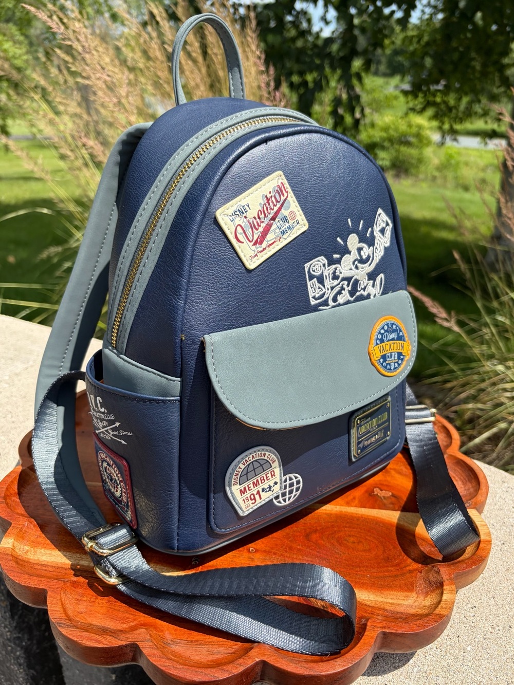 Loungefly Disney Vacation Club DVC 30th Anniversary Backpack EUC - Picture 15 of 16